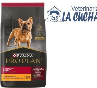 PROPLAN Ración para Perros adultos , raza Pequeña. Presentación bolsa de 1kg, 3 kg, 7,5 kg y 15 kg.