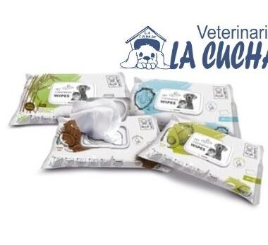 Toallas Húmedas Pet Cleaning Wipes MPets medida 15x20cm, cantidad 40 unidades.
