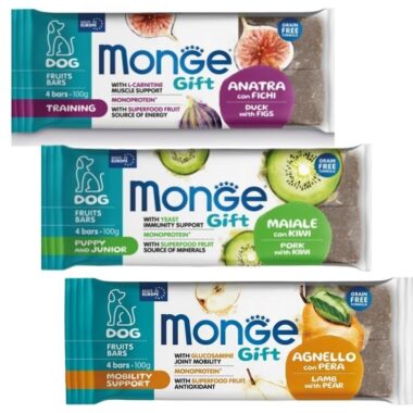 Monge gift Frubar 100 grs - Barras de fruta para perro