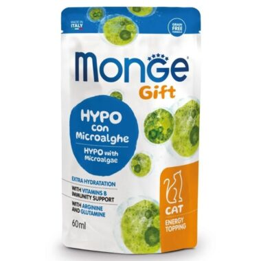 Monge Gift hypo microalgae 60 ml - Snack humedo gato